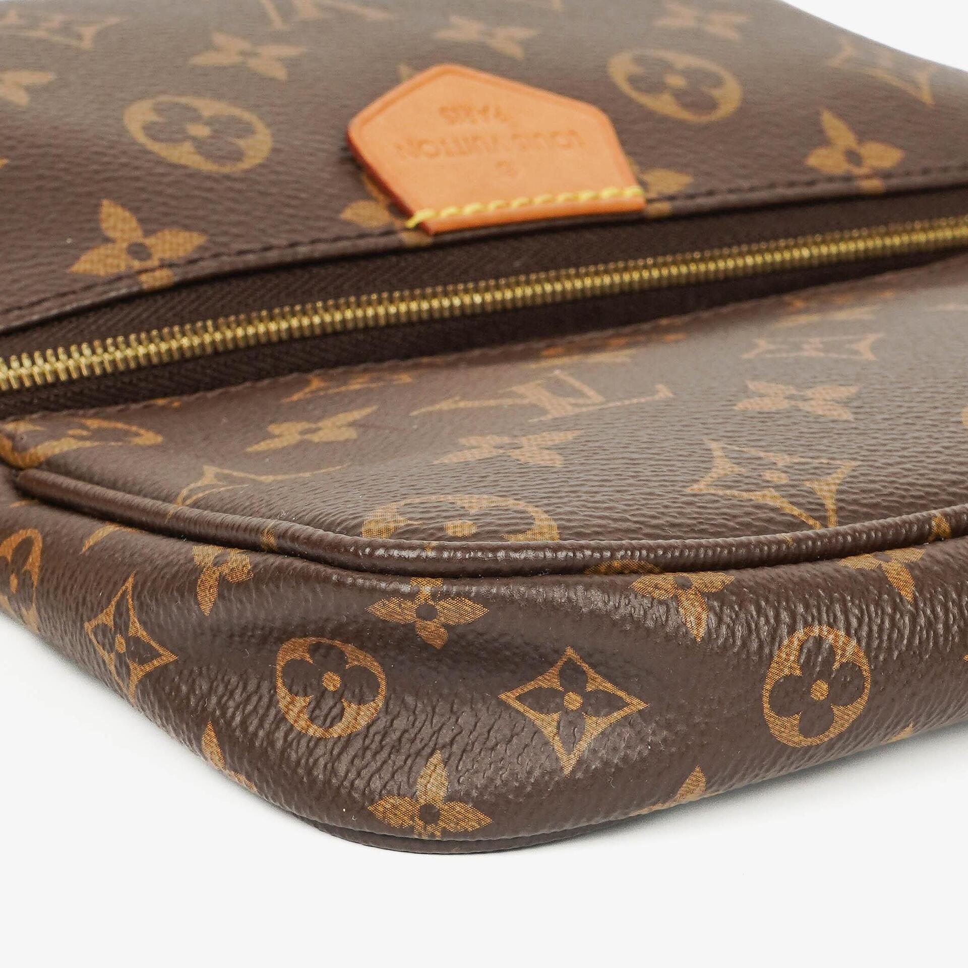 Louis Vuitton Multi-Pochette Accessoires Tasche aus Kaki Monogram Canvas