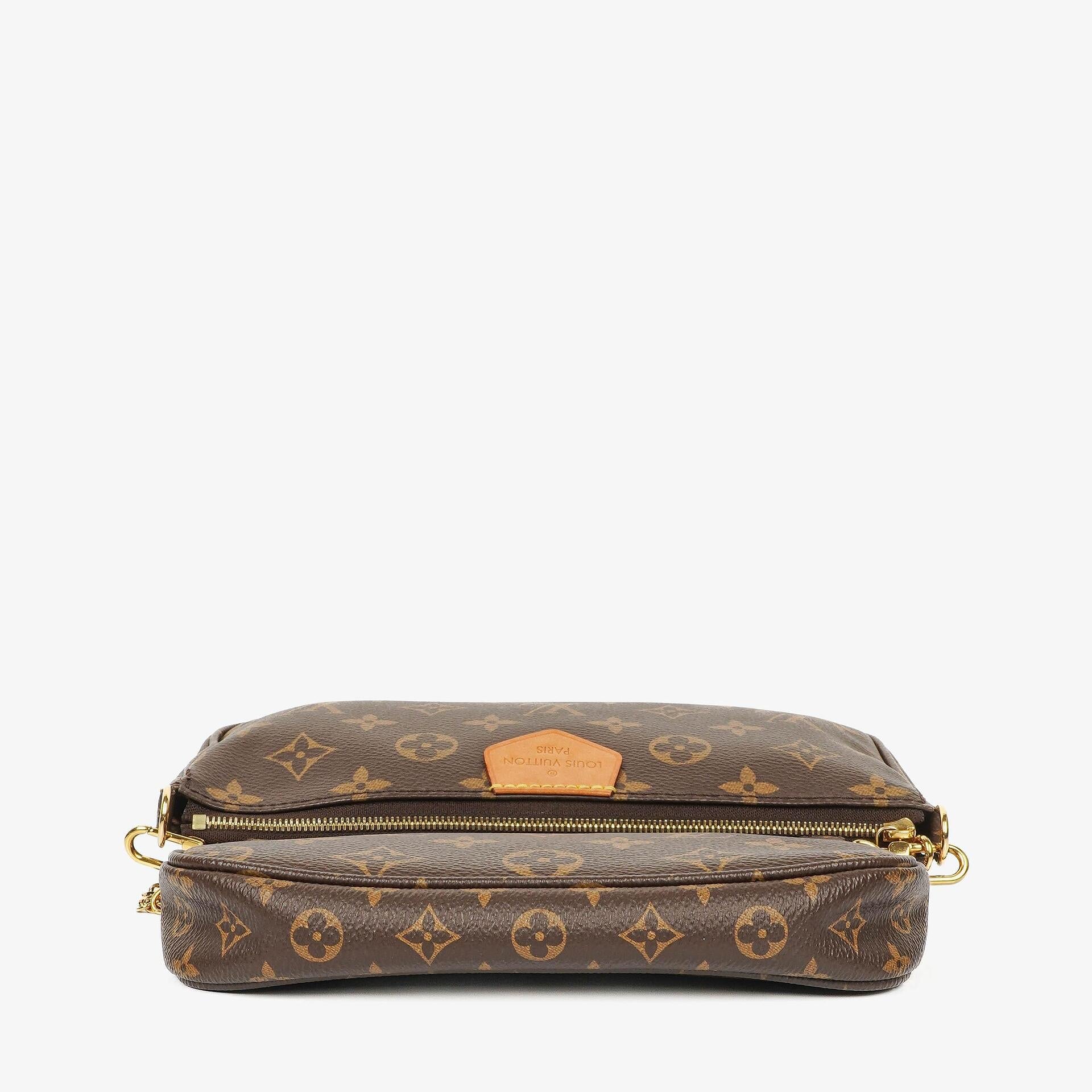 Louis Vuitton Multi-Pochette Accessoires Tasche aus Kaki Monogram Canvas