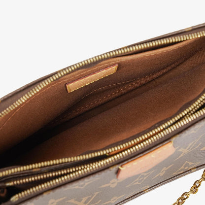 Louis Vuitton Multi-Pochette Accessoires Tasche aus Kaki Monogram Canvas