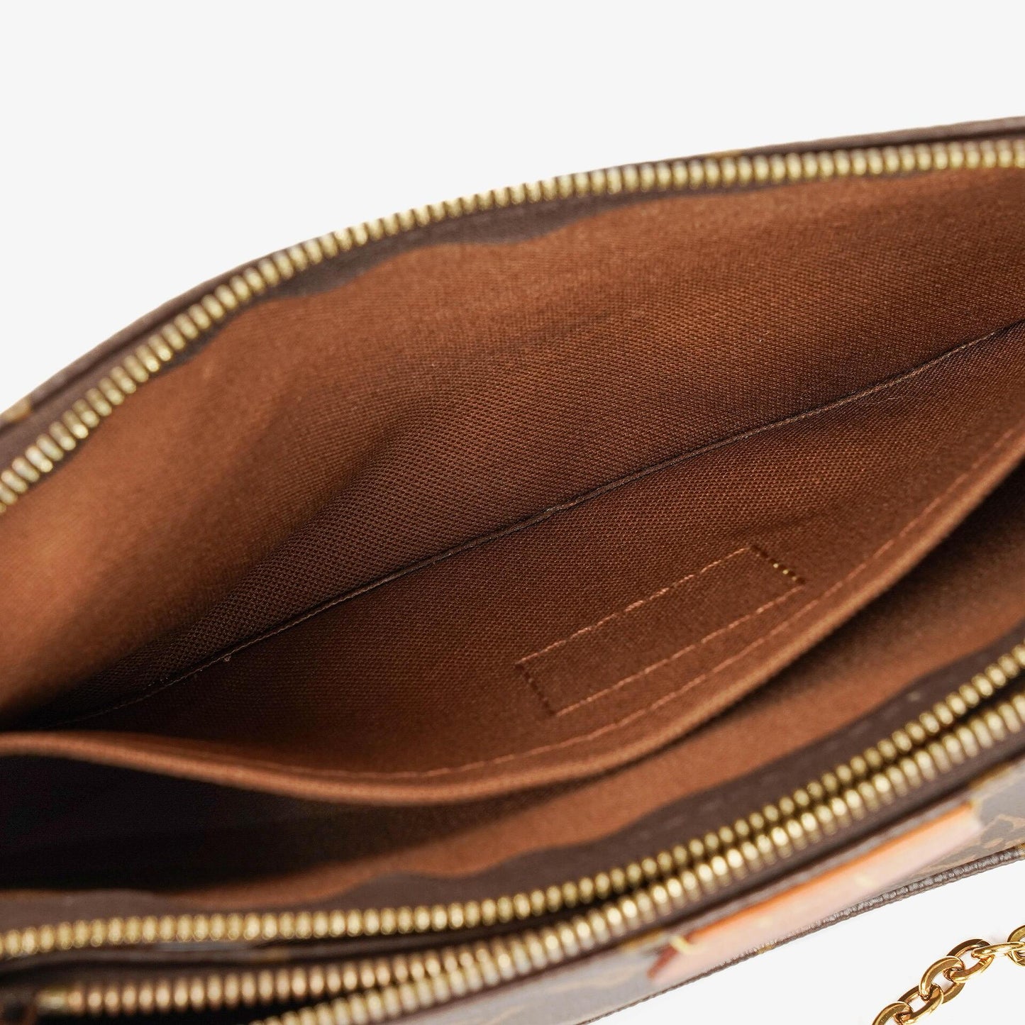 Louis Vuitton Multi-Pochette Accessoires Tasche aus Kaki Monogram Canvas