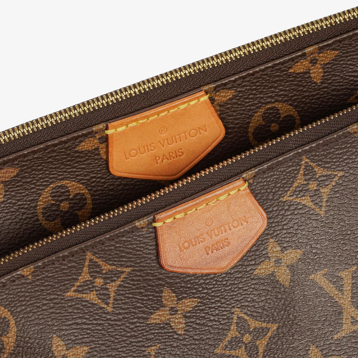 Louis Vuitton Multi-Pochette Accessoires Tasche aus Kaki Monogram Canvas