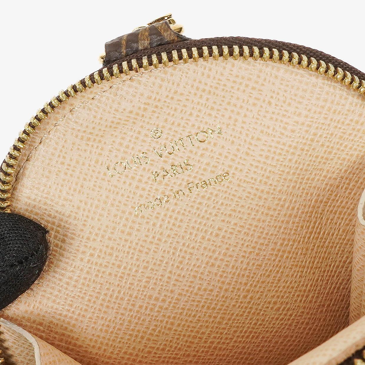 Louis Vuitton Multi-Pochette Accessoires Tasche aus Kaki Monogram Canvas