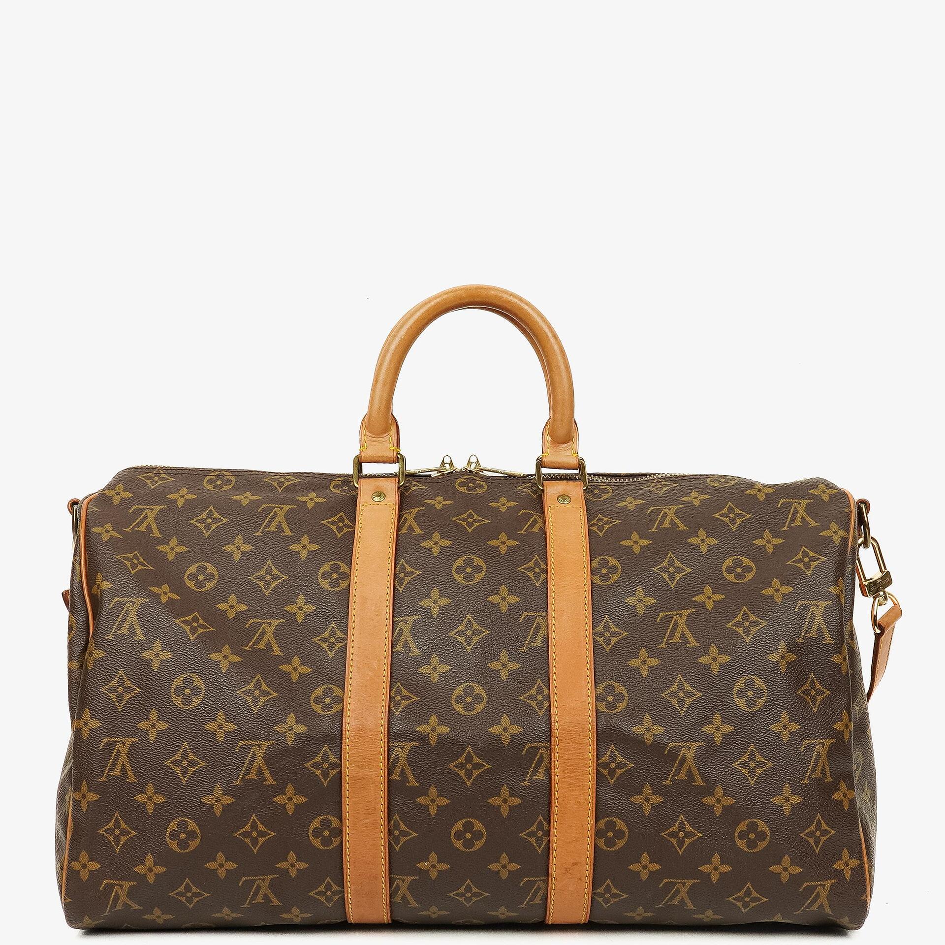 Louis Vuitton Keepall 45 Bandoulière Reisetasche aus Monogram Canvas