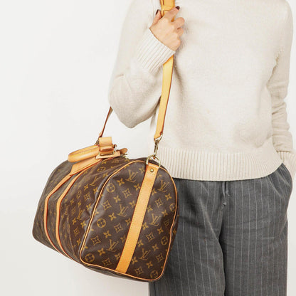 Louis Vuitton Keepall 45 Bandoulière Reisetasche aus Monogram Canvas