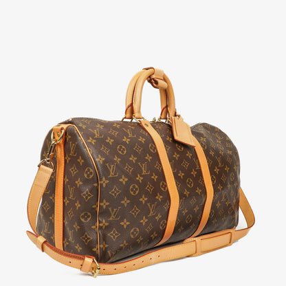 Louis Vuitton Keepall 45 Bandoulière Reisetasche aus Monogram Canvas