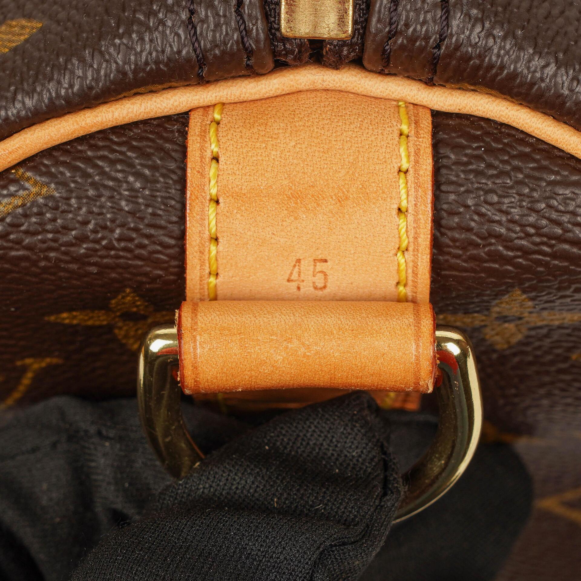 Louis Vuitton Keepall 45 Bandoulière Reisetasche aus Monogram Canvas