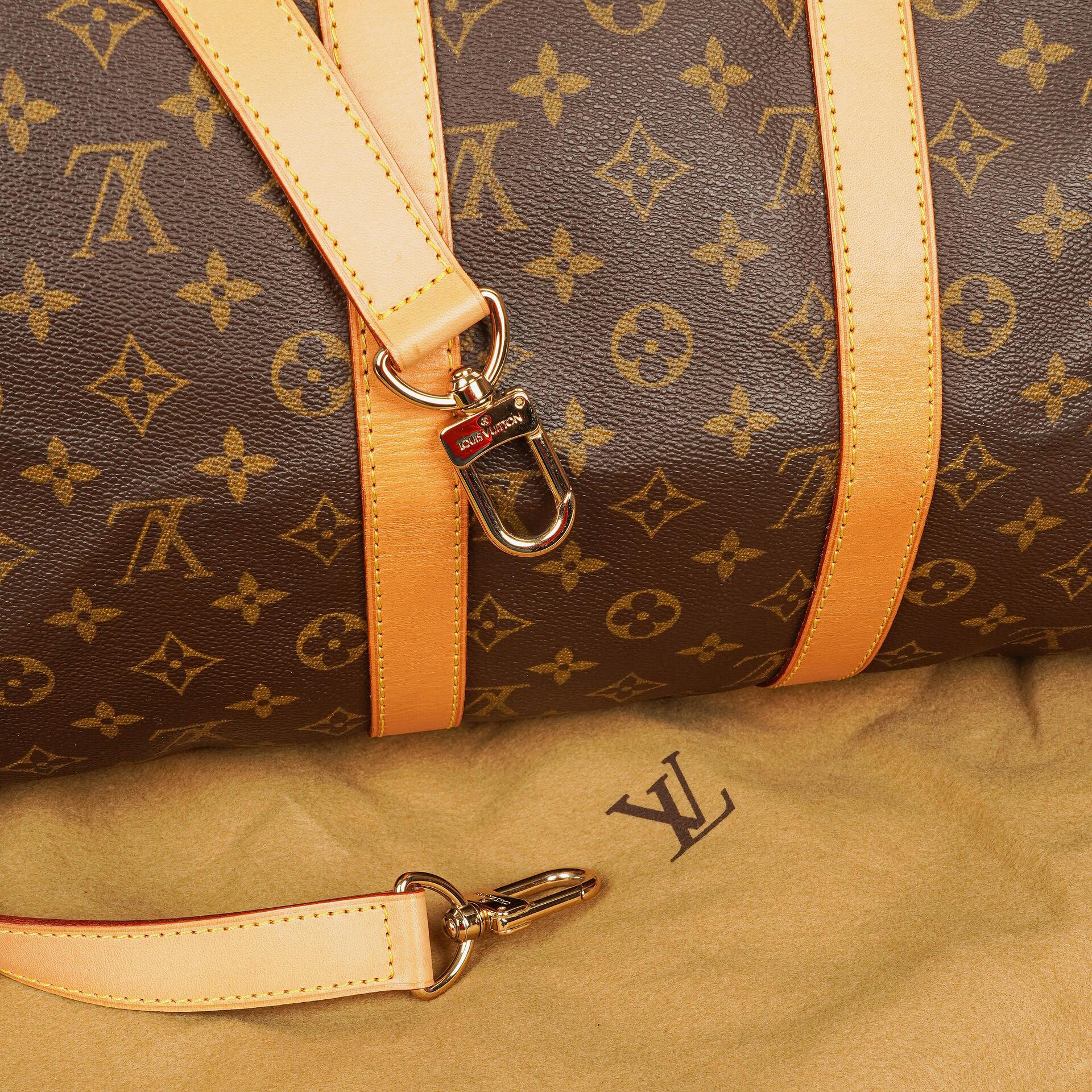 Louis Vuitton Keepall 45 Bandoulière Reisetasche aus Monogram Canvas