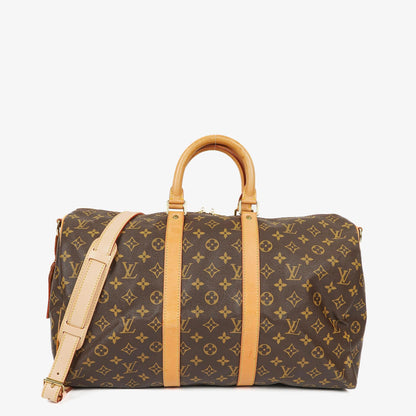 Louis Vuitton Keepall 45 Bandoulière Reisetasche aus Monogram Canvas