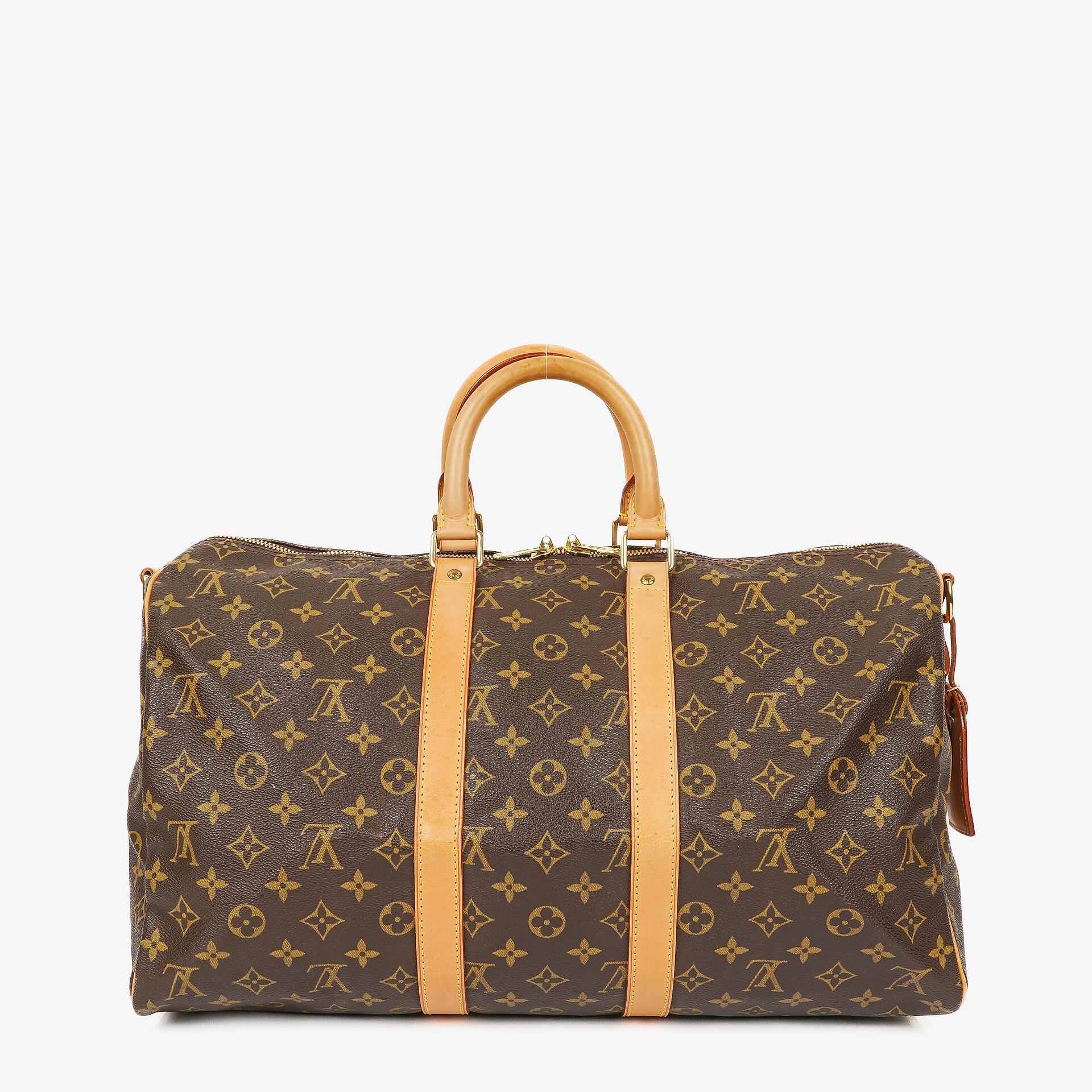 Louis Vuitton Keepall 45 Bandoulière Reisetasche aus Monogram Canvas