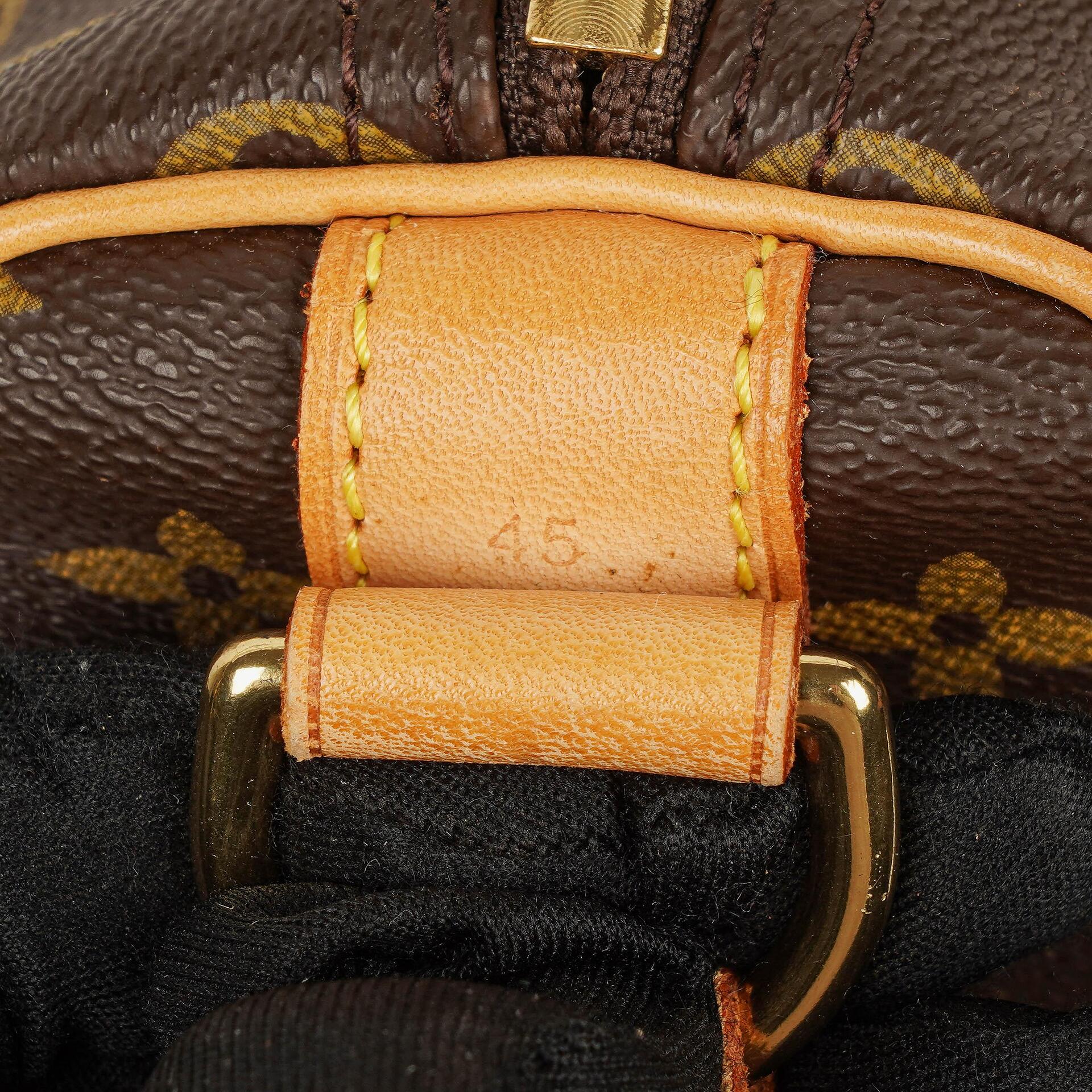 Louis Vuitton Keepall 45 Bandoulière Reisetasche aus Monogram Canvas