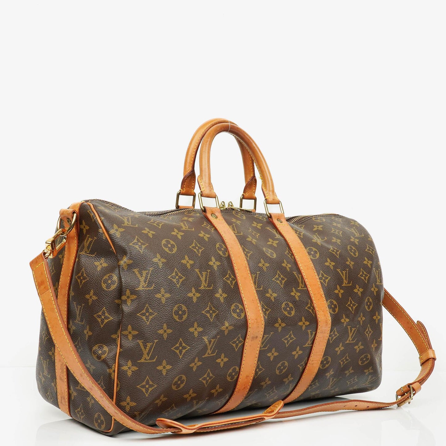 Louis Vuitton Keepall 45 Bandoulière Reisetasche aus Monogram Canvas