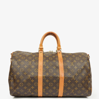 Louis Vuitton Keepall 45 Bandoulière Reisetasche aus Monogram Canvas