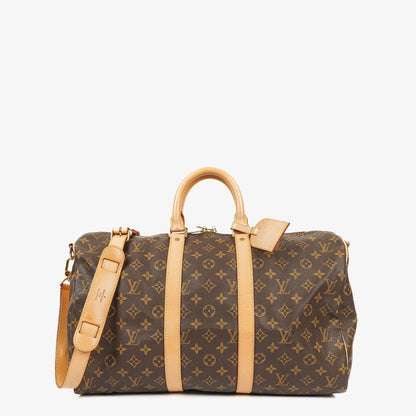 Louis Vuitton Keepall 45 Bandoulière Reisetasche aus Monogram Canvas