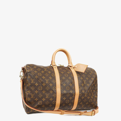 Louis Vuitton Keepall 45 Bandoulière Reisetasche aus Monogram Canvas