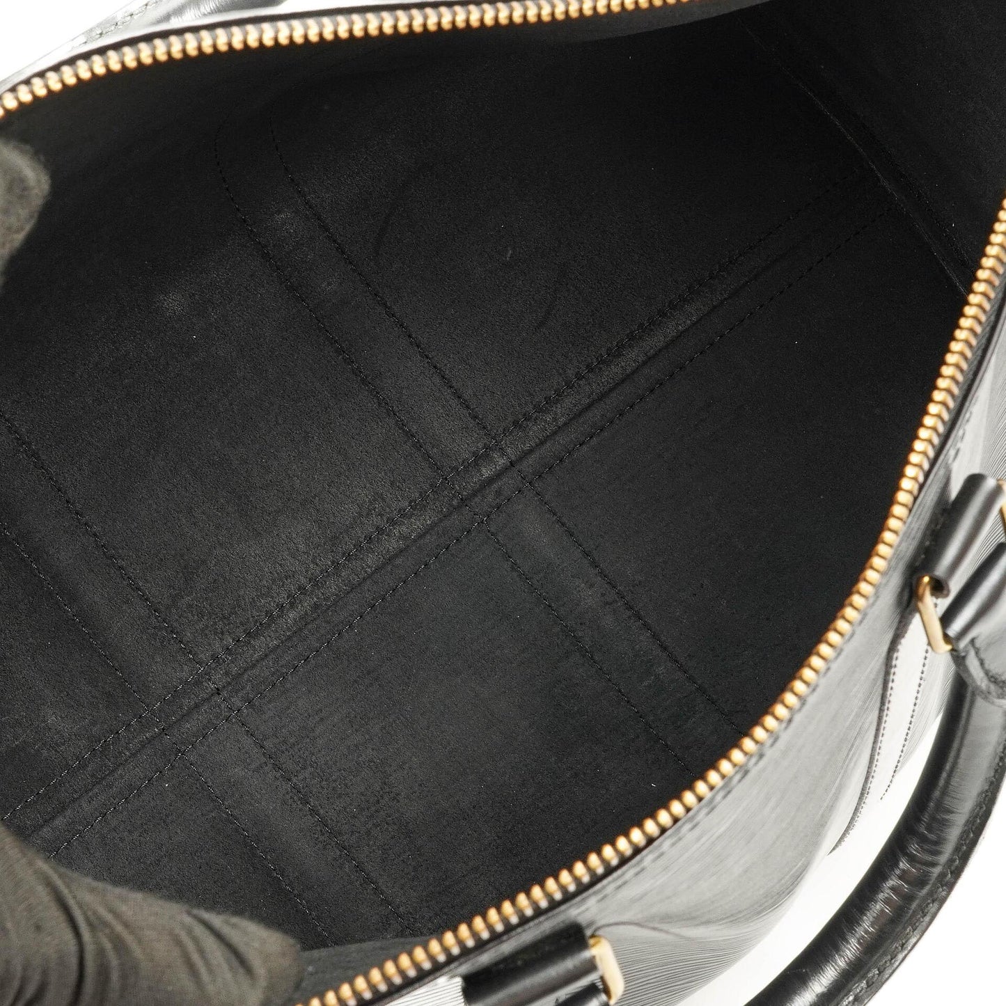 Louis Vuitton Keepall 45 Reisetasche Schwarz Epi Leder
