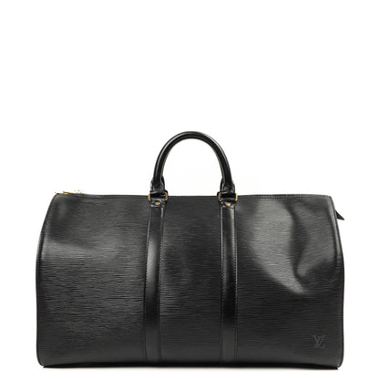 Louis Vuitton Keepall 45 Reisetasche Schwarz Epi Leder
