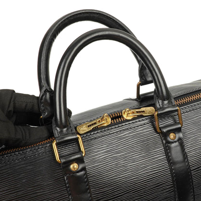Louis Vuitton Keepall 45 Reisetasche Schwarz Epi Leder