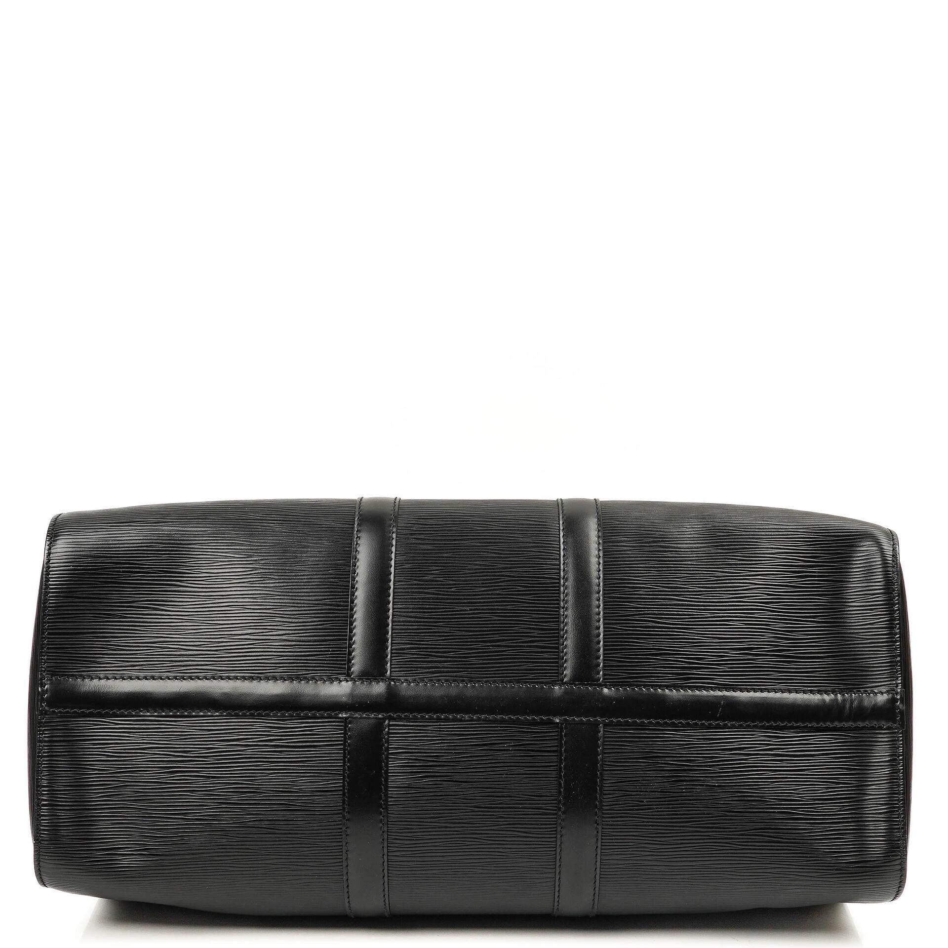 Louis Vuitton Keepall 45 Reisetasche Schwarz Epi Leder