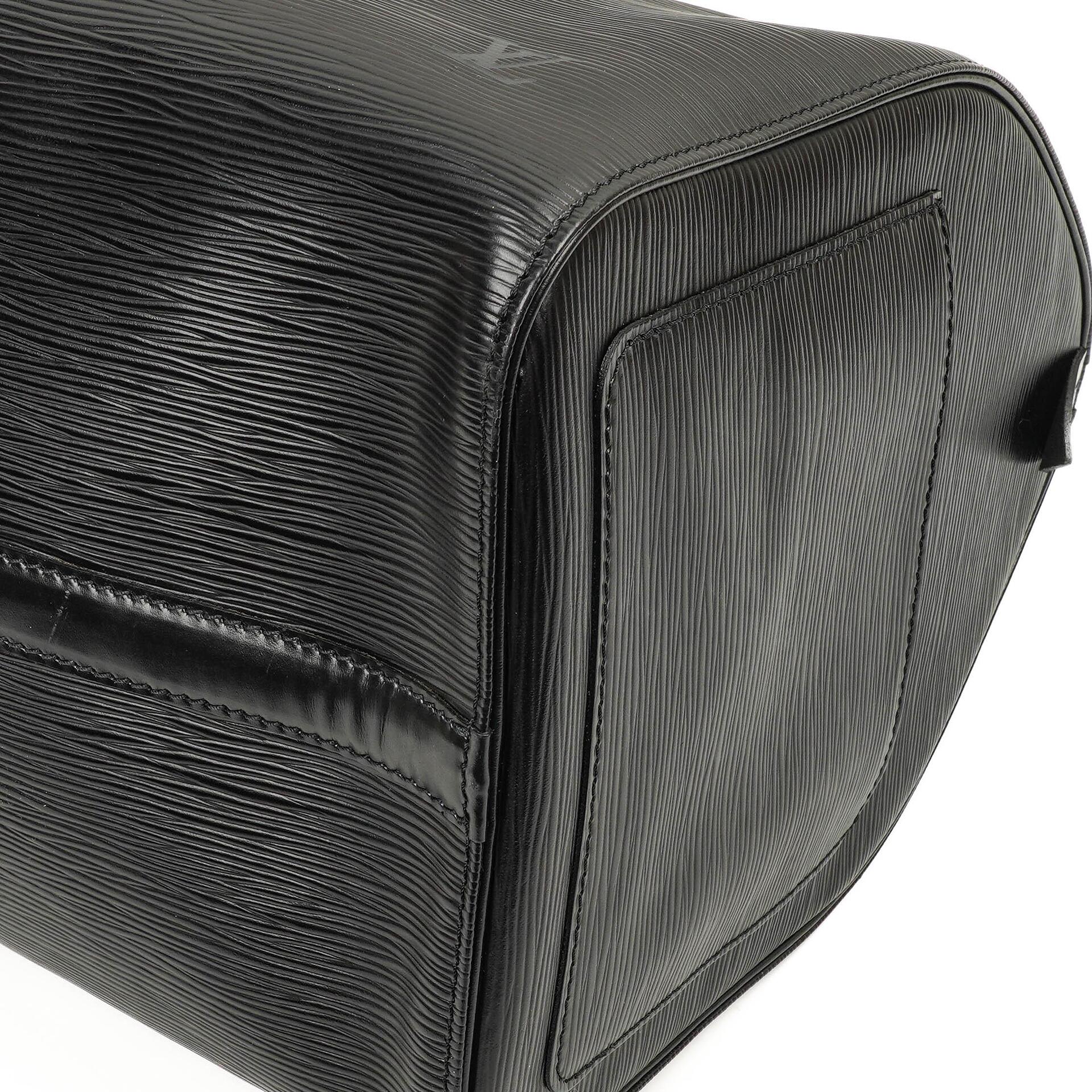 Louis Vuitton Keepall 45 Reisetasche Schwarz Epi Leder
