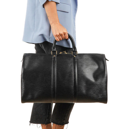 Louis Vuitton Keepall 45 Reisetasche Schwarz Epi Leder