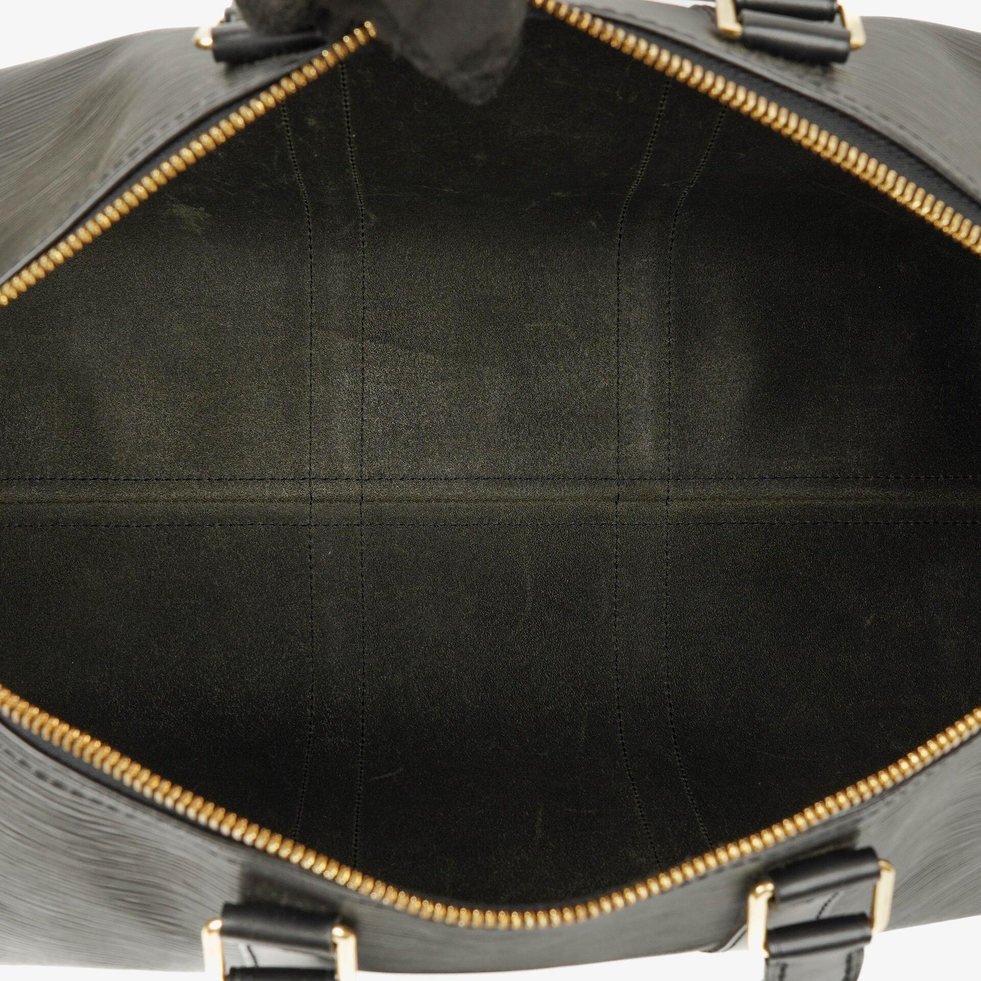 Louis Vuitton Keepall 45 Reisetasche aus schwarzem Epi-Leder