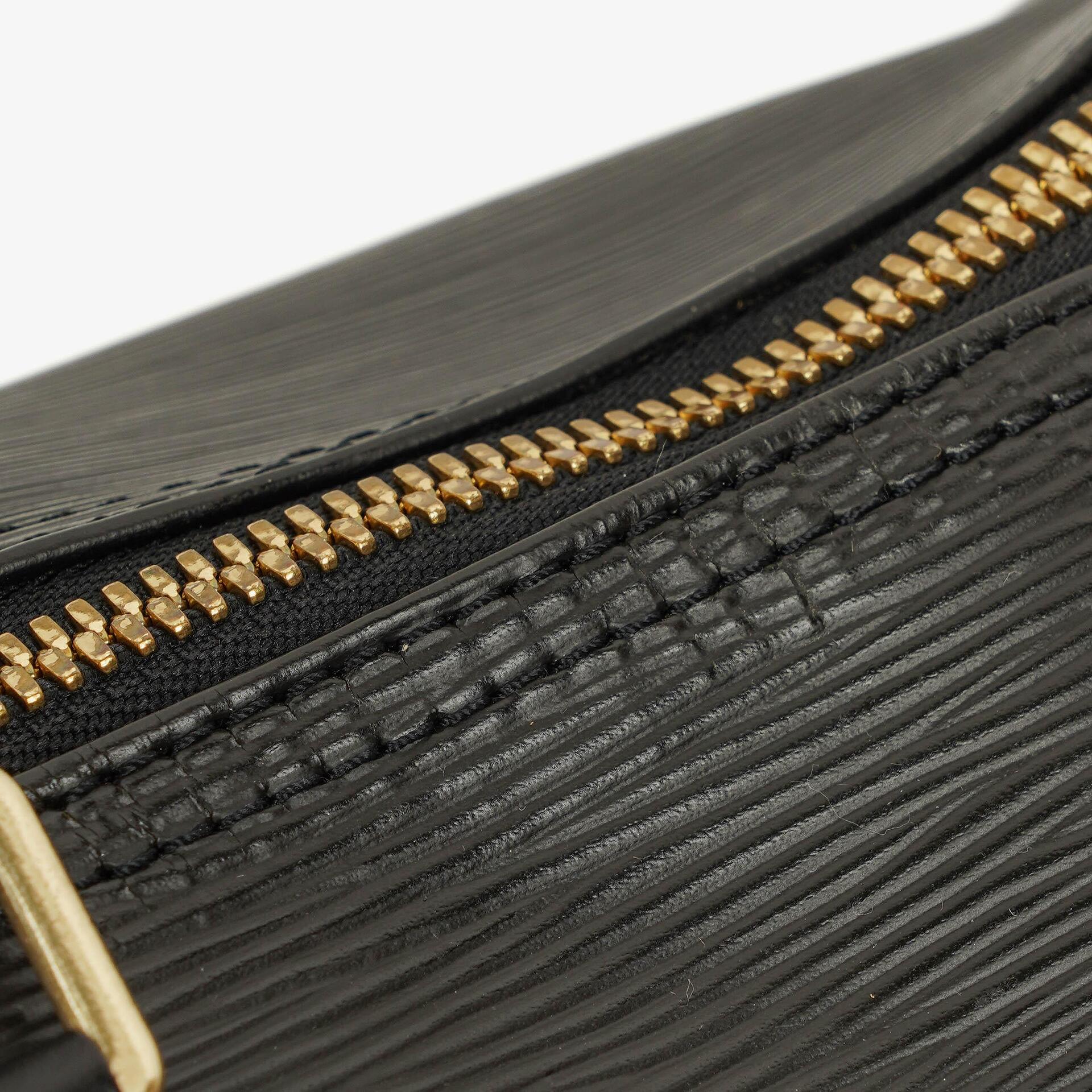 Louis Vuitton Keepall 45 Reisetasche aus schwarzem Epi-Leder