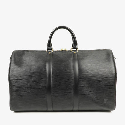 Louis Vuitton Keepall 45 Reisetasche aus schwarzem Epi-Leder