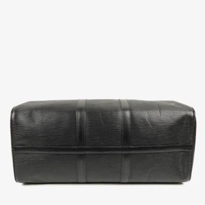 Louis Vuitton Keepall 45 Reisetasche aus schwarzem Epi-Leder