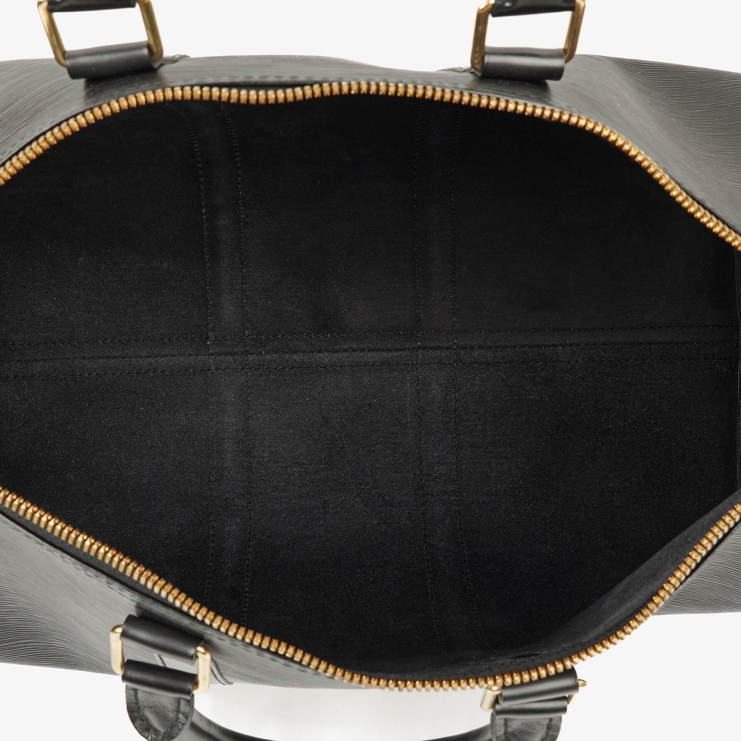Louis Vuitton Keepall 45 Reisetasche aus schwarzem Epi-Leder