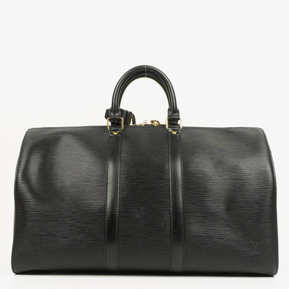 Louis Vuitton Keepall 45 Reisetasche aus schwarzem Epi-Leder