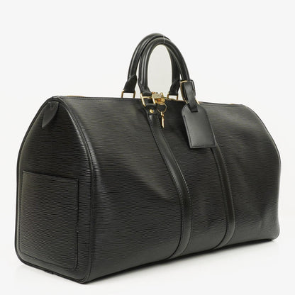 Louis Vuitton Keepall 45 Reisetasche aus schwarzem Epi-Leder