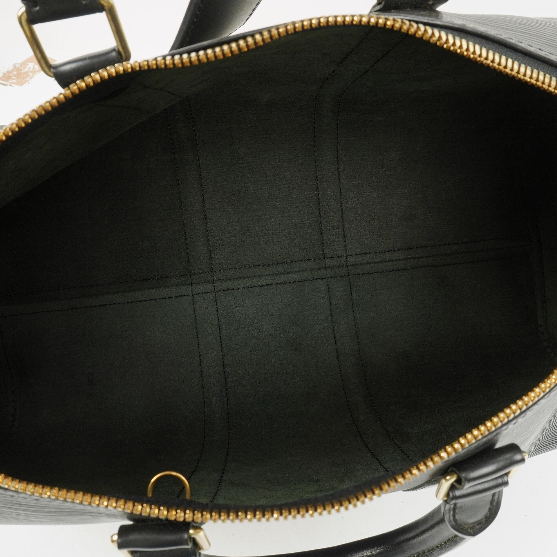 Louis Vuitton Keepall 45 Reisetasche aus schwarzem Epi-Leder