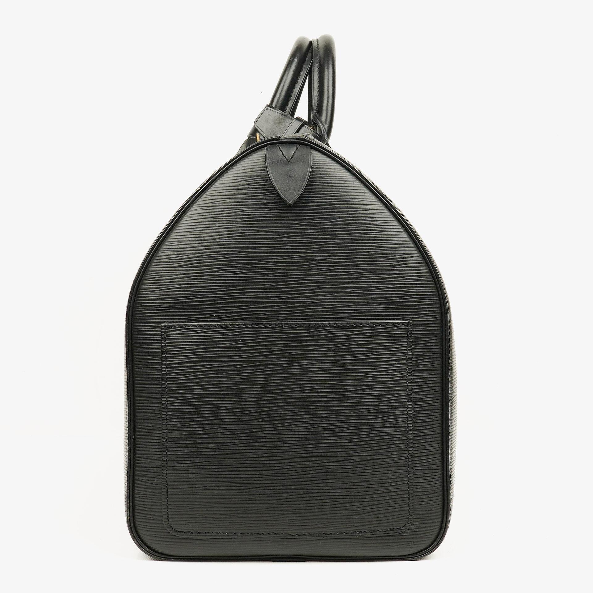 Louis Vuitton Keepall 45 Reisetasche aus schwarzem Epi-Leder
