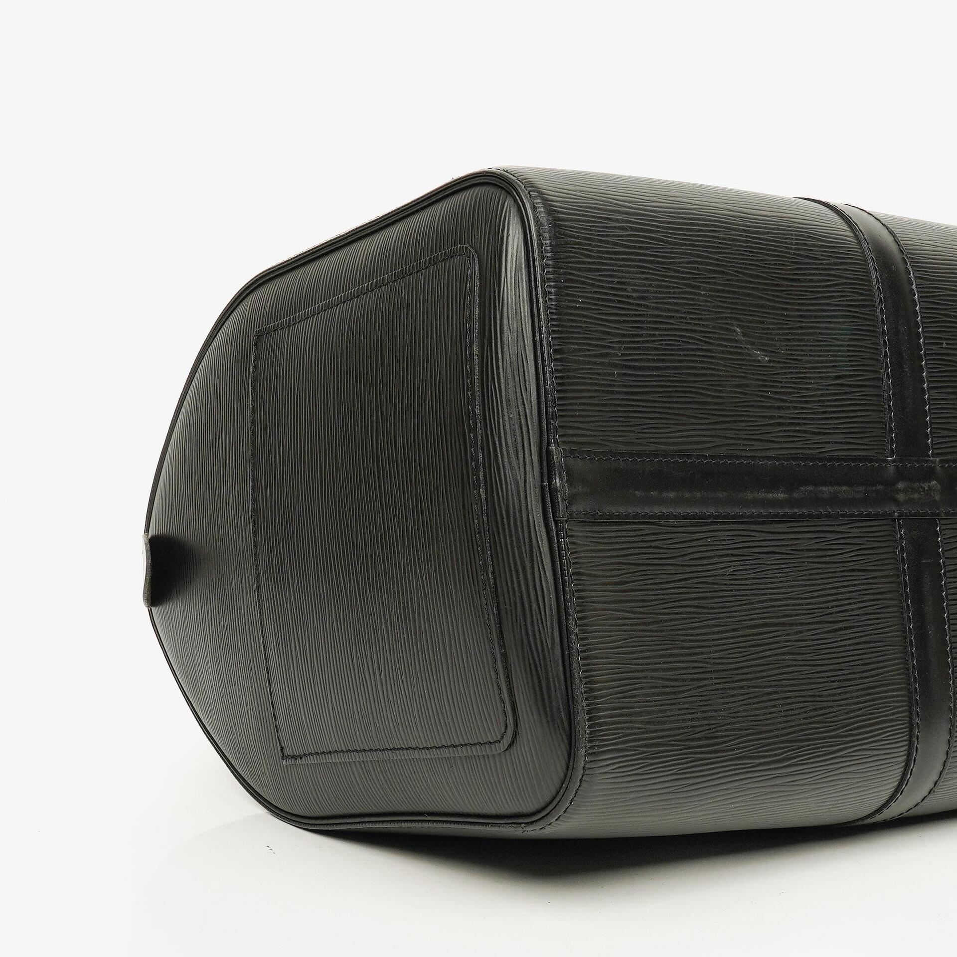 Louis Vuitton Keepall 45 Reisetasche aus schwarzem Epi-Leder