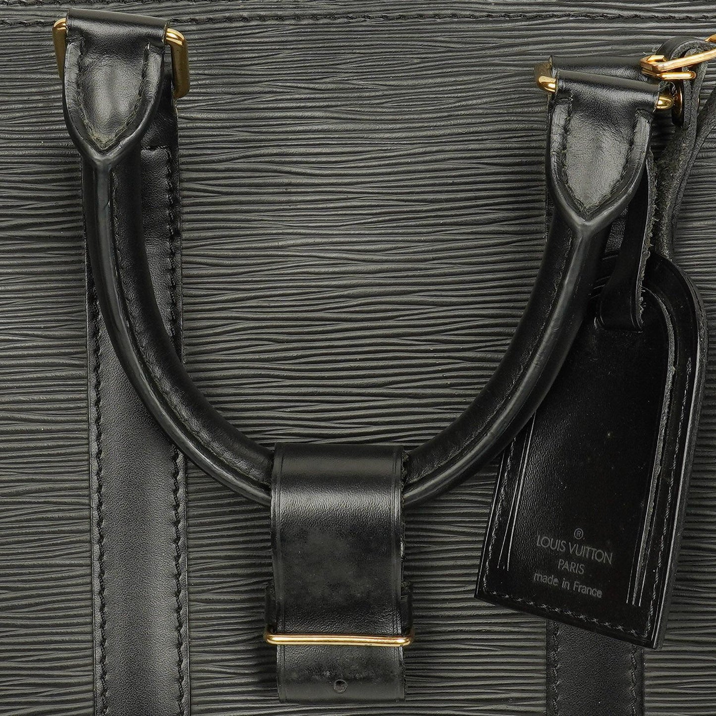 Louis Vuitton Keepall 45 Reisetasche aus schwarzem Epi-Leder