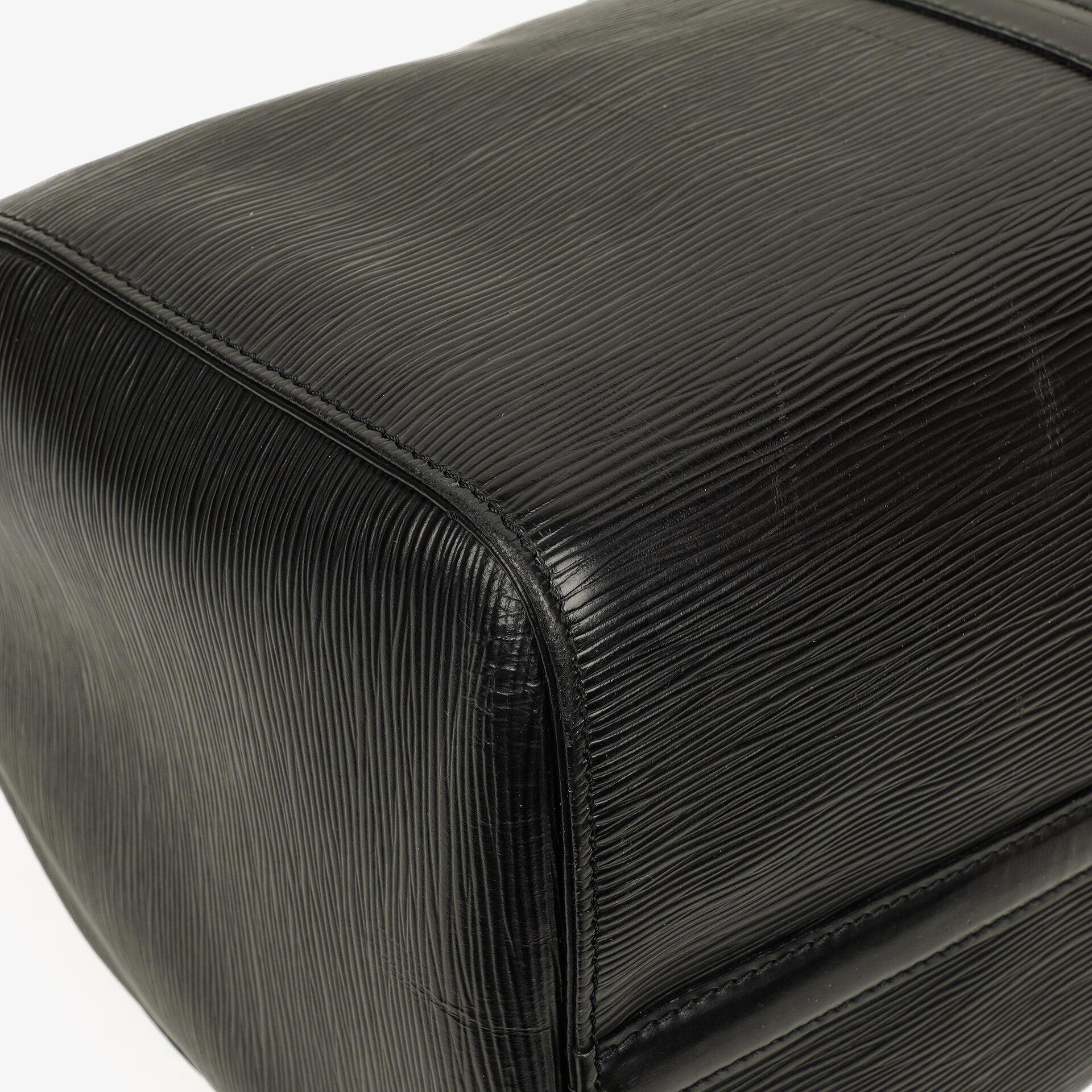 Louis Vuitton Keepall 45 Reisetasche aus schwarzem Epi Leder