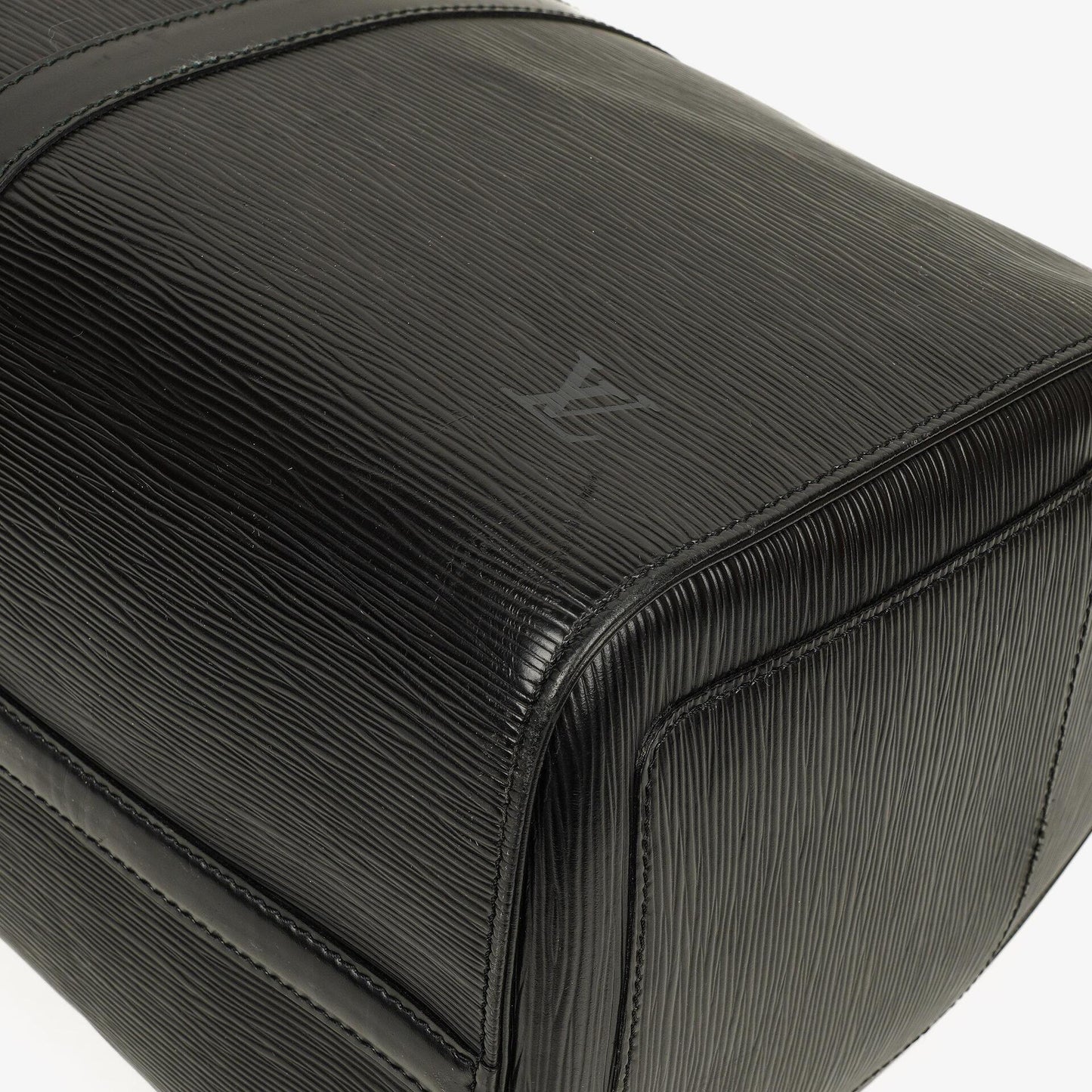 Louis Vuitton Keepall 45 Reisetasche aus schwarzem Epi Leder