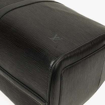 Louis Vuitton Keepall 45 Reisetasche aus schwarzem Epi Leder