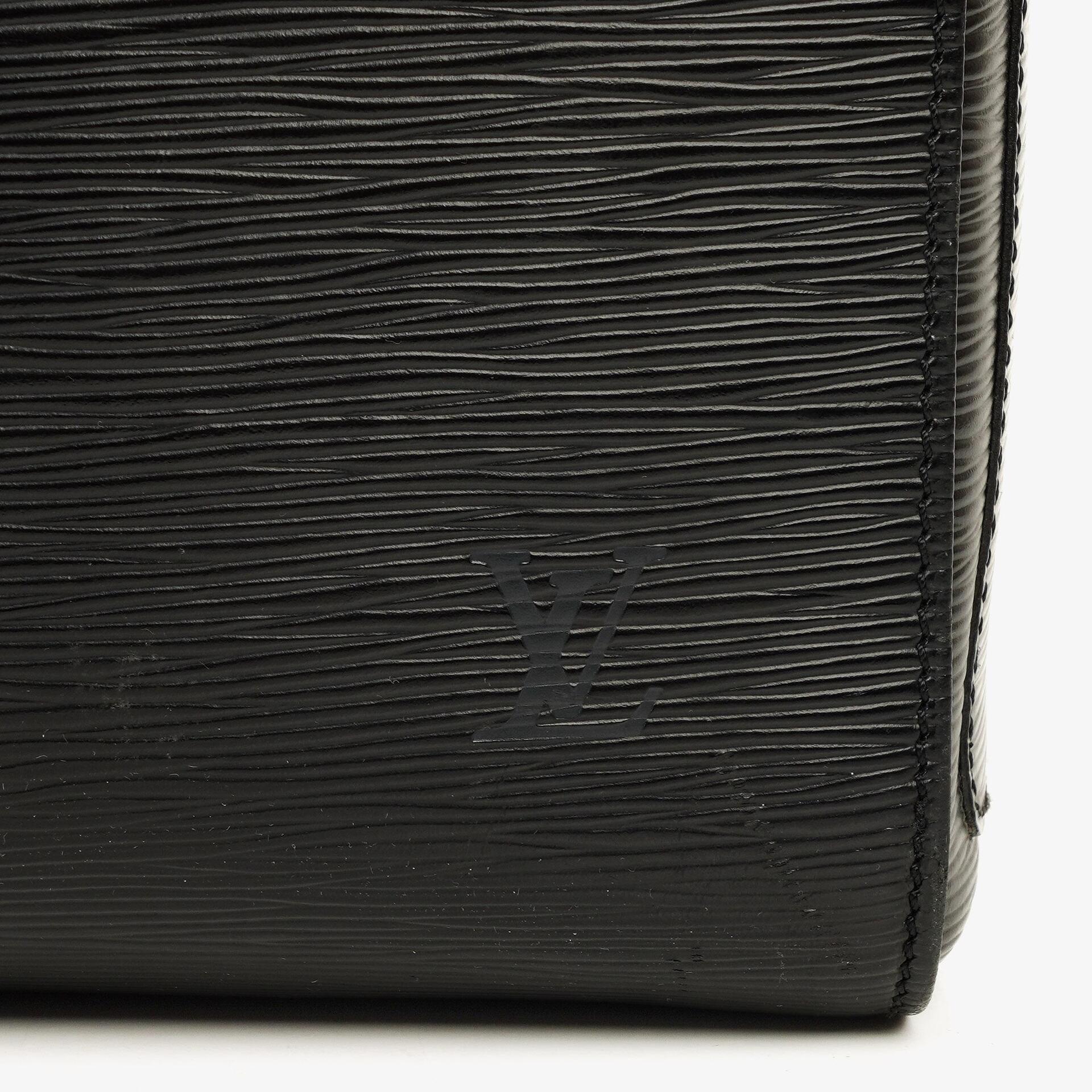 Louis Vuitton Keepall 45 Reisetasche aus schwarzem Epi Leder