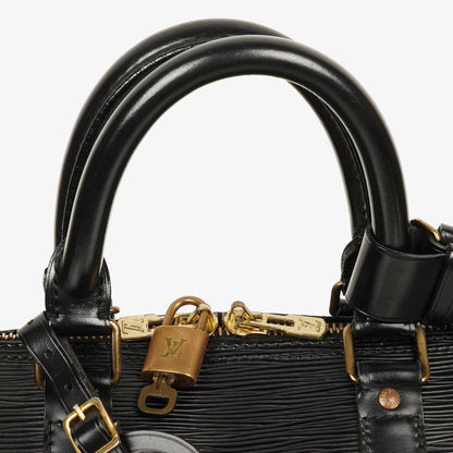 Louis Vuitton Keepall 45 Reisetasche aus schwarzem Epi Leder