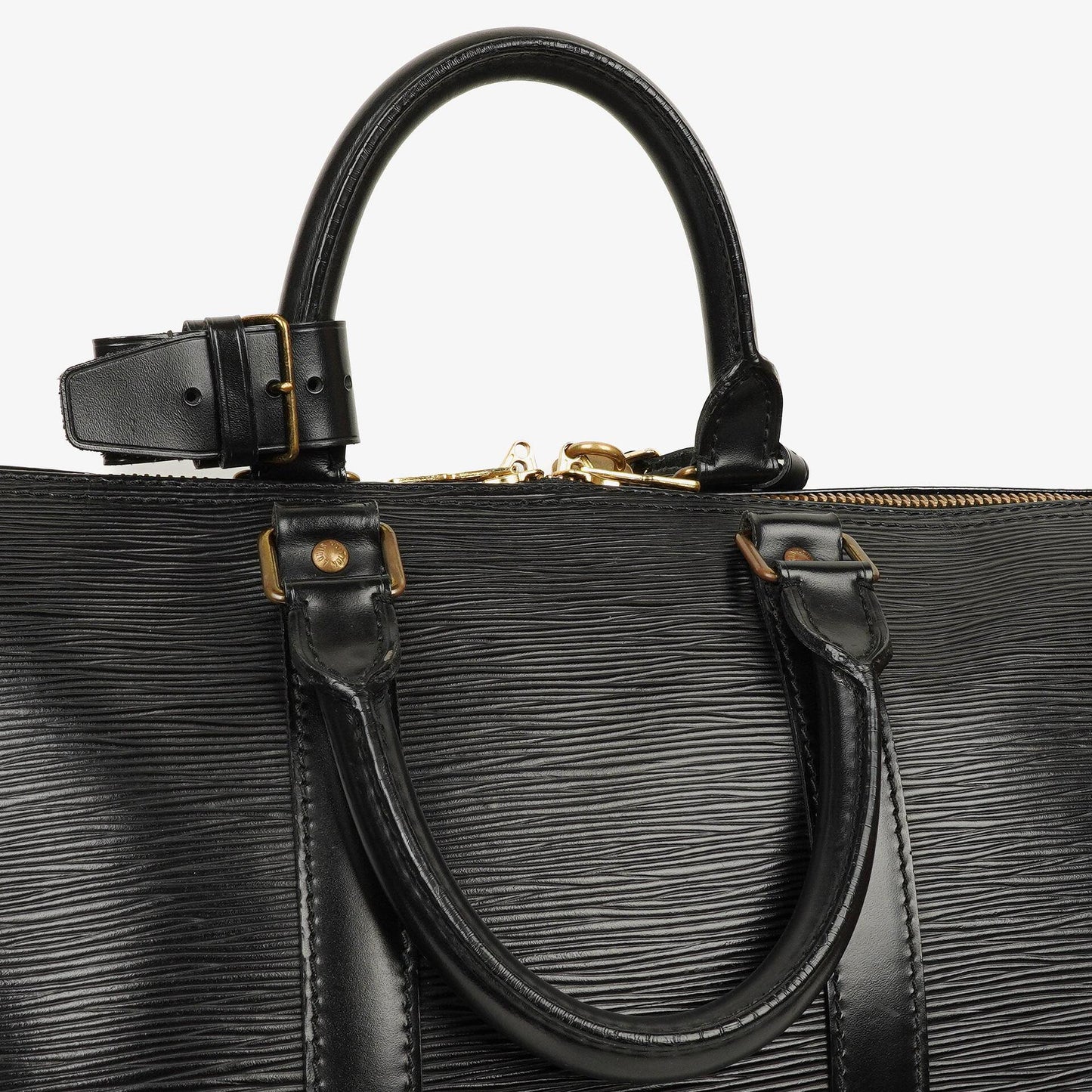 Louis Vuitton Keepall 45 Reisetasche aus schwarzem Epi Leder