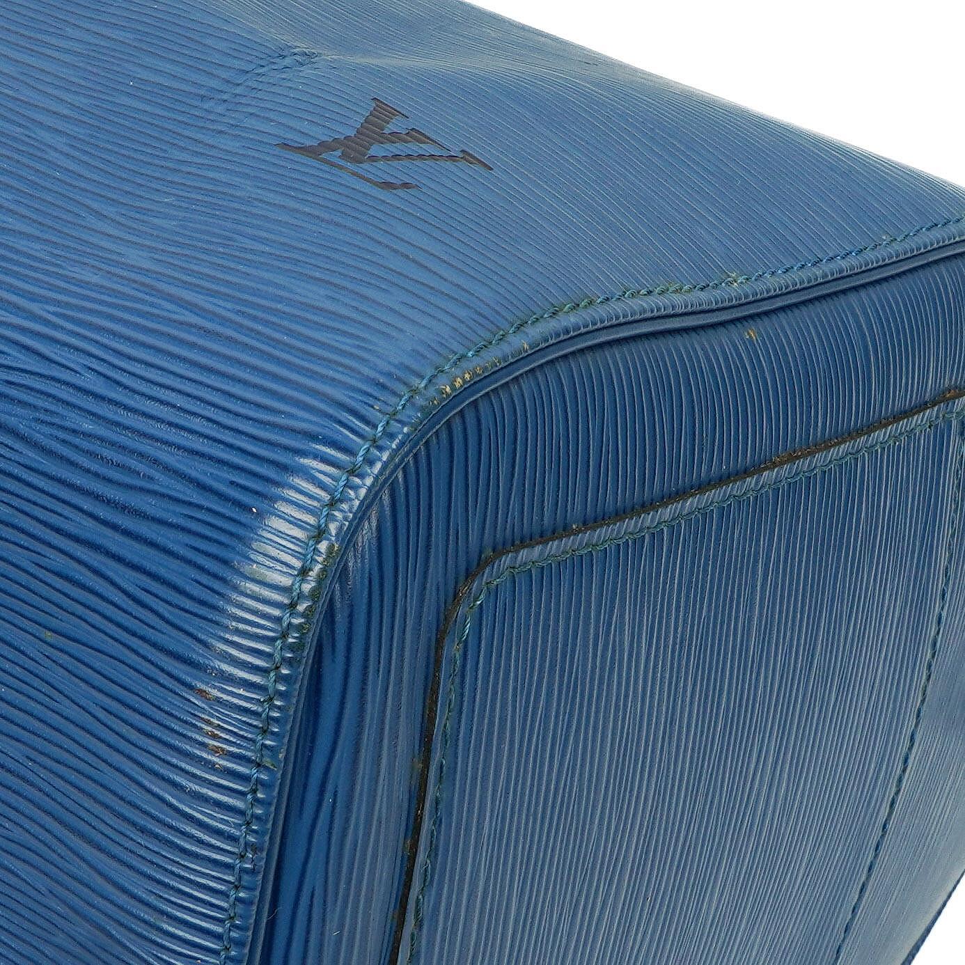 Louis Vuitton Keepall 45 Reisetasche aus blauem Epi Leder, 1996
