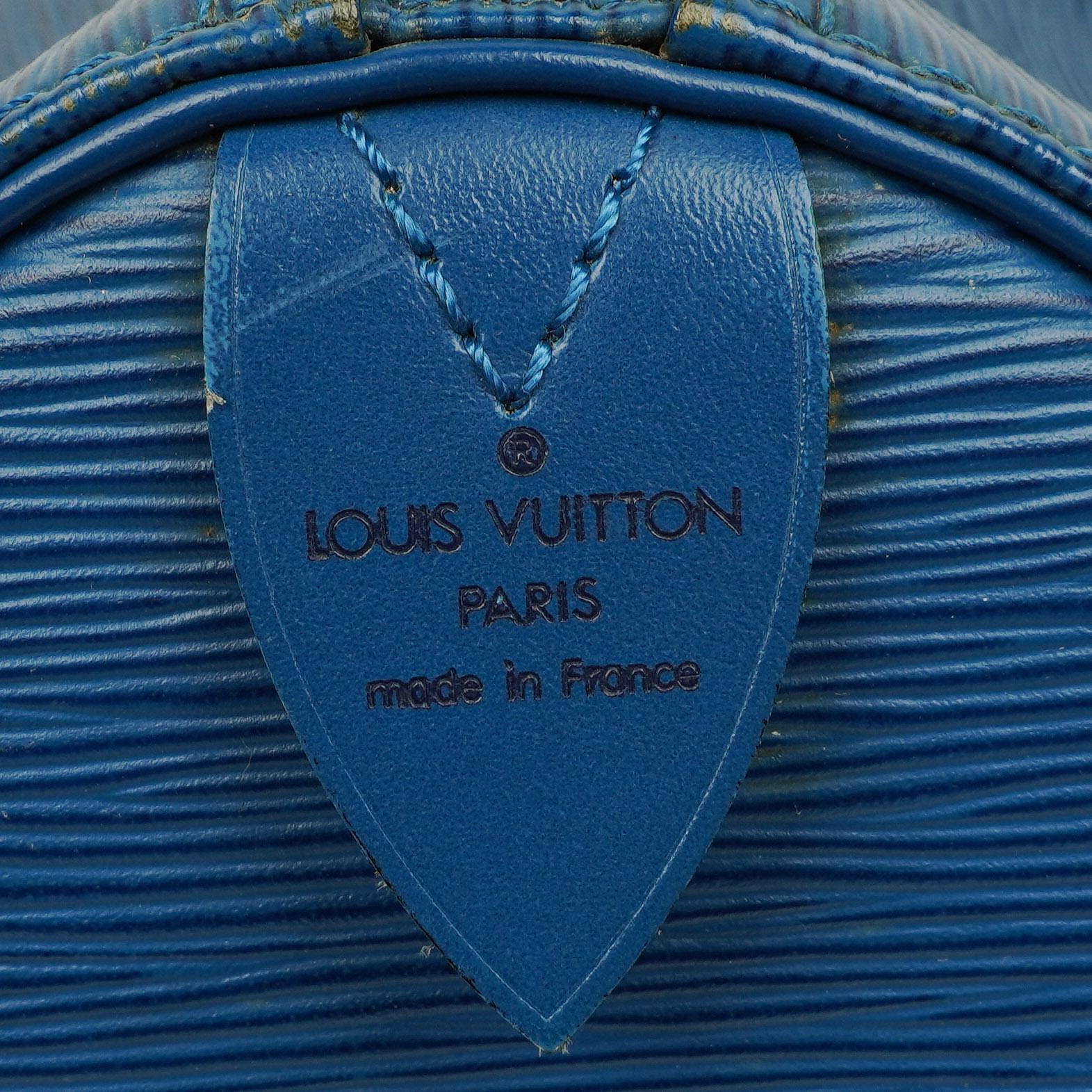 Louis Vuitton Keepall 45 Reisetasche aus blauem Epi Leder, 1996
