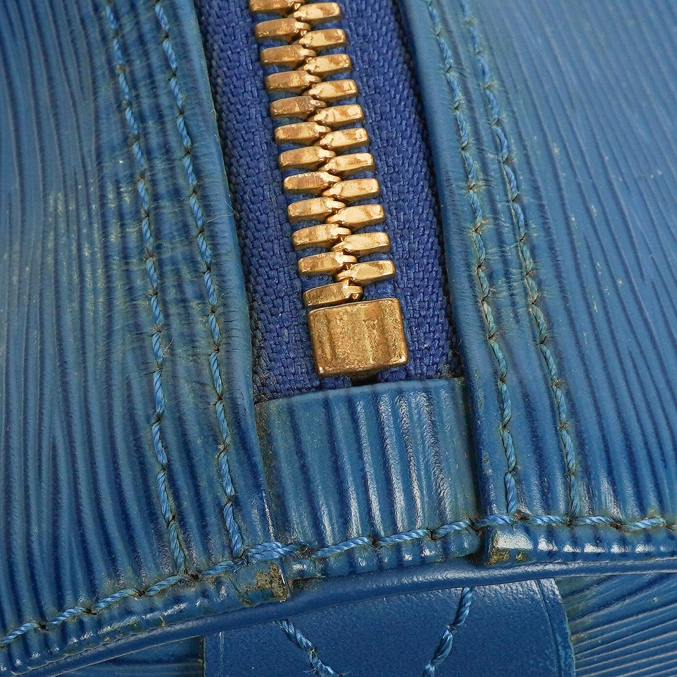 Louis Vuitton Keepall 45 Reisetasche aus blauem Epi Leder, 1996