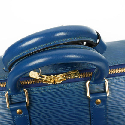 Louis Vuitton Keepall 45 Reisetasche aus blauem Epi Leder, 1996
