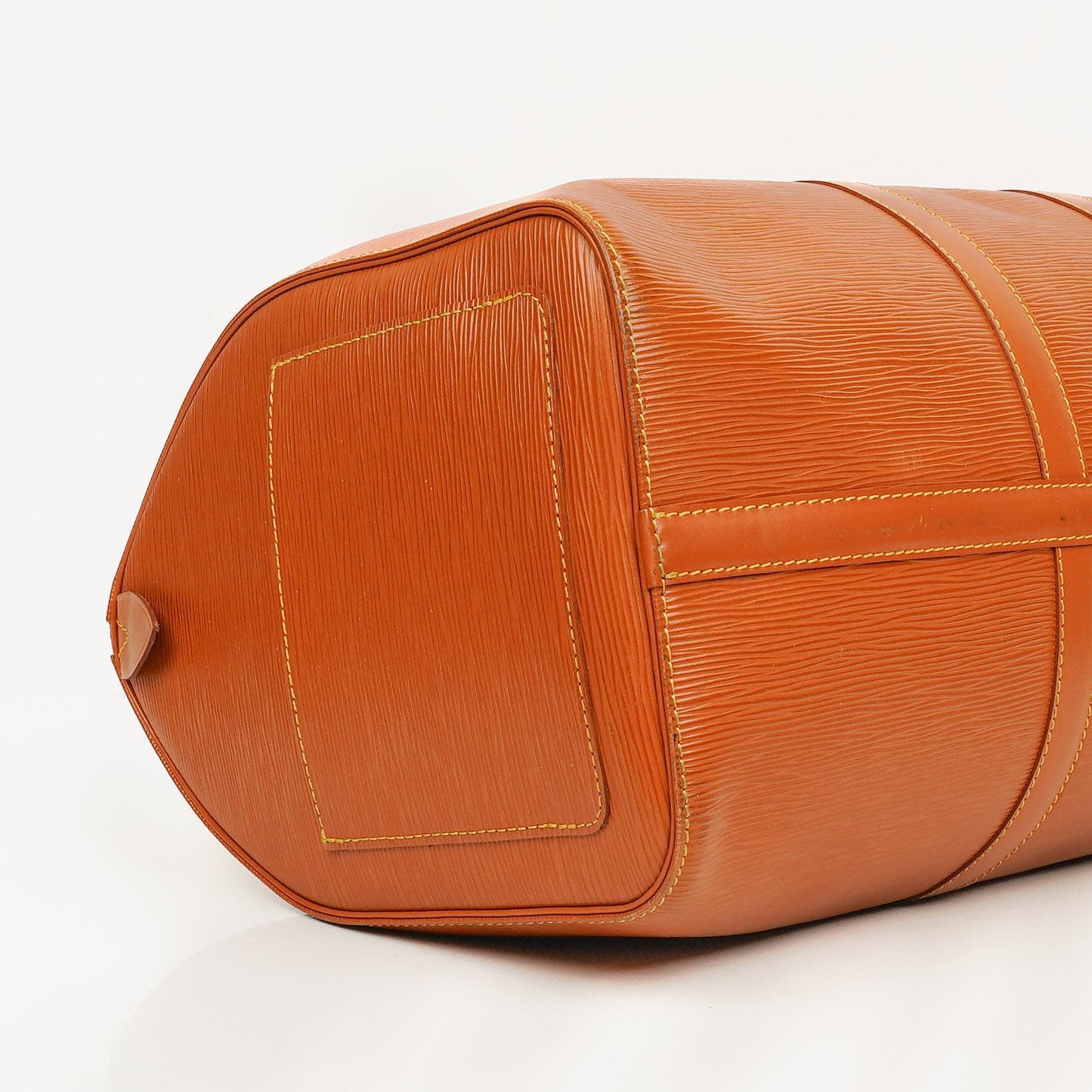 Louis Vuitton Keepall 45 Reisetasche in Cognac aus Epi Leder