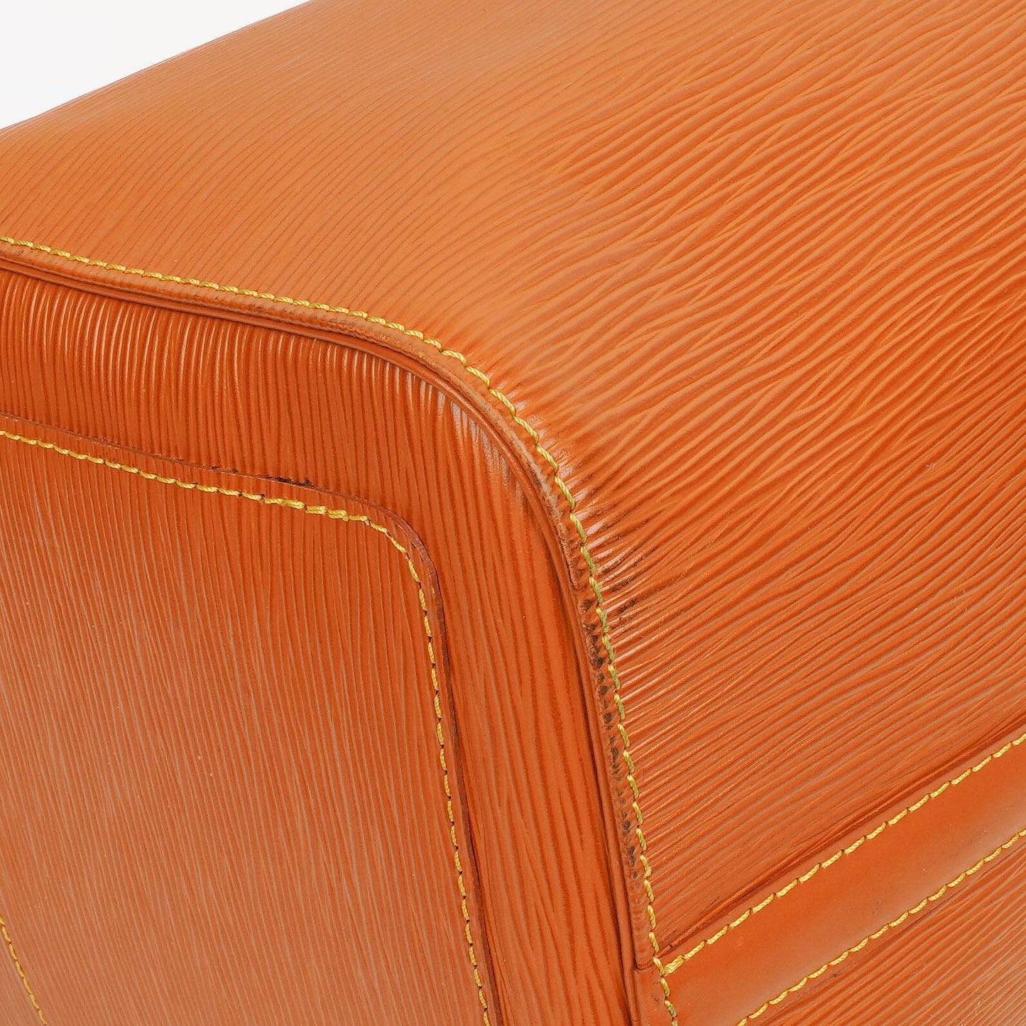 Louis Vuitton Keepall 45 Reisetasche in Cognac aus Epi Leder