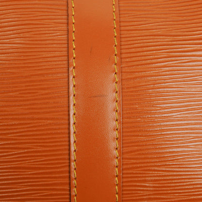 Louis Vuitton Keepall 45 Reisetasche in Cognac aus Epi Leder