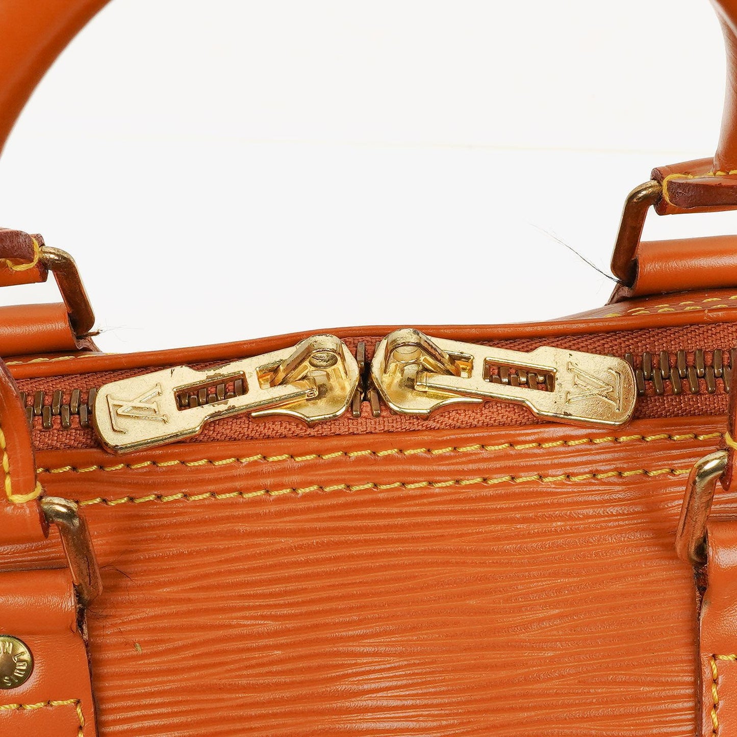 Louis Vuitton Keepall 45 Reisetasche in Cognac aus Epi Leder