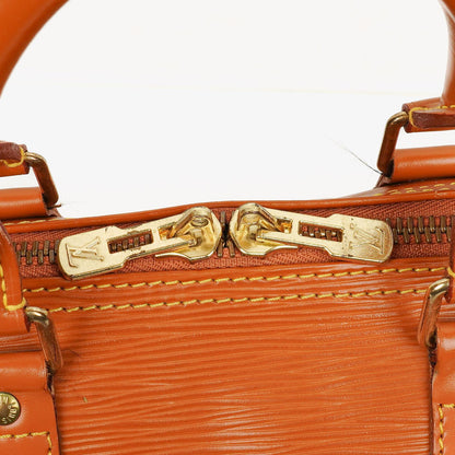 Louis Vuitton Keepall 45 Reisetasche in Cognac aus Epi Leder